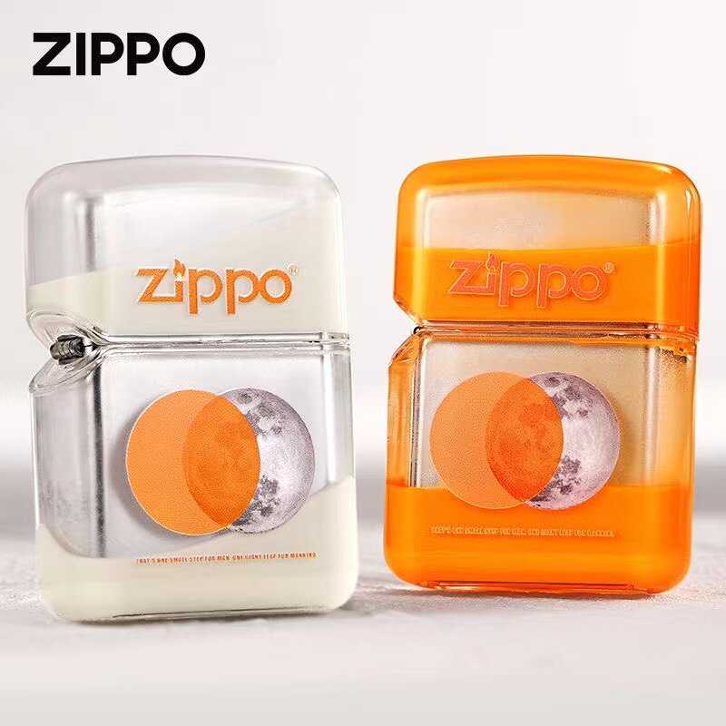 zippo打火机夜光流沙双星亚克力
