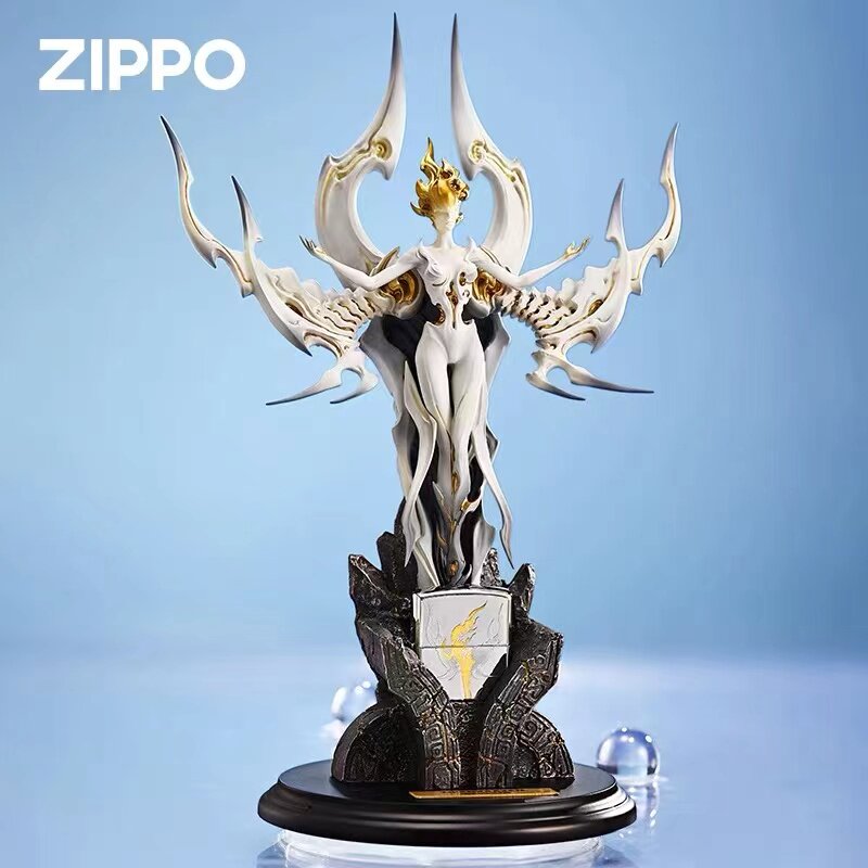 zippo打火机正版 Windy风中女郎破晓天使套装手办 煤油机创意礼物