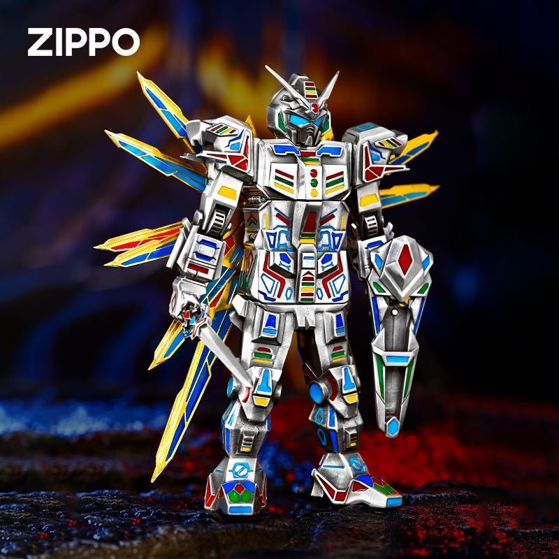 zippo打火机磁吸飞翼机甲