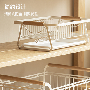 简约厨房碗碟盘筷沥水架厨房餐具滤水架白色碗架收纳架置品 促日式