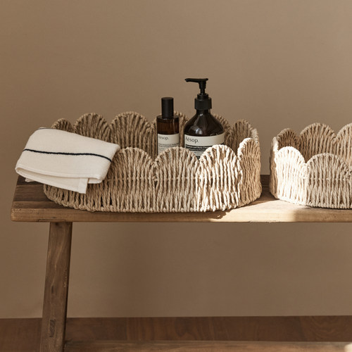 桌面收纳筐家用客厅厨房玄关