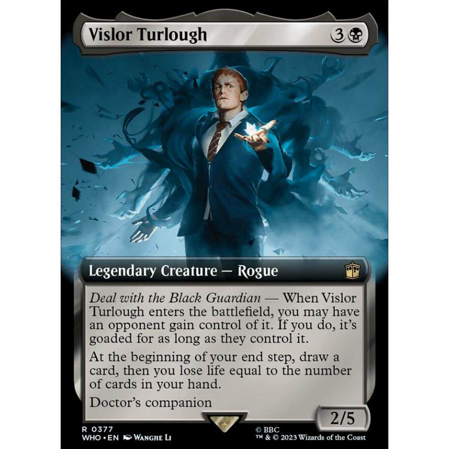 万智牌 MTG 威斯勒·塔洛赫 平 英文 神秘博士 黑色 金