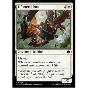 万智牌 MTG 奉生搭档 BLB 斑隆洛 英文闪