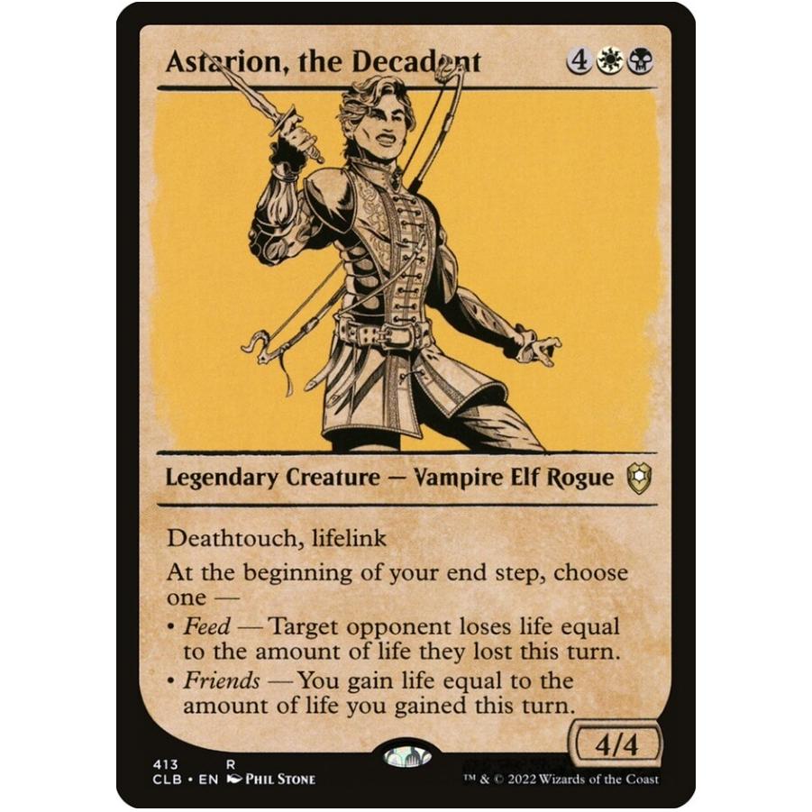 万智牌 MTG 指挥官传奇 颓废的阿斯代伦 英文 异画 平图片