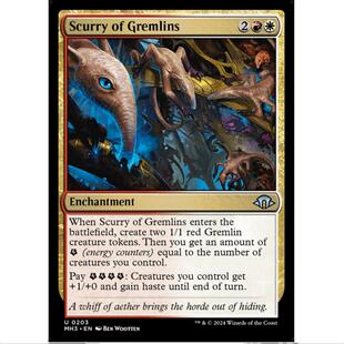 万智牌 MTG 平/闪 怪灵急袭 摩登新篇3 MH3 简中/英文