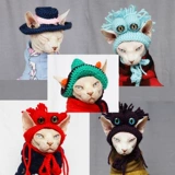 Рука -Стигание милые, пылающие уши, глаза, шляпа, шляпы, украшения для головы, безволосы