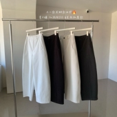 百搭弯刀裤 卡蔓诗MM355韩系高腰加绒加厚九分休闲裤 女2025冬季