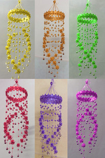 对称彩带风铃挂饰送女生卧室摆设结婚贺礼幼儿园交作业情人节礼物