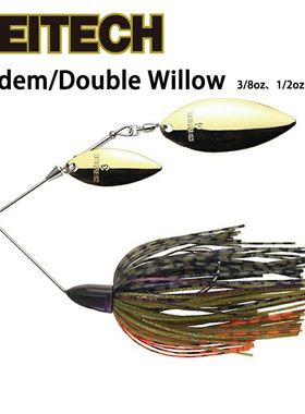 日本KEITECH TEE-BONE Spinnerbait 10/14克进口复合亮片K牌鲈鱼