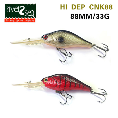 RIVER2SEA 进口Hi-Dep snk长舌板摇滚小胖子路亚饵硬饵鲈鱼饵