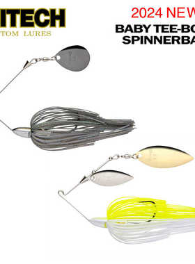 24款KEITECH baby TEE-BONE 缩小版水滴柳叶复合亮片小号路亚饵