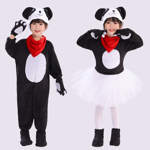 六一儿童动物演出服熊猫服装