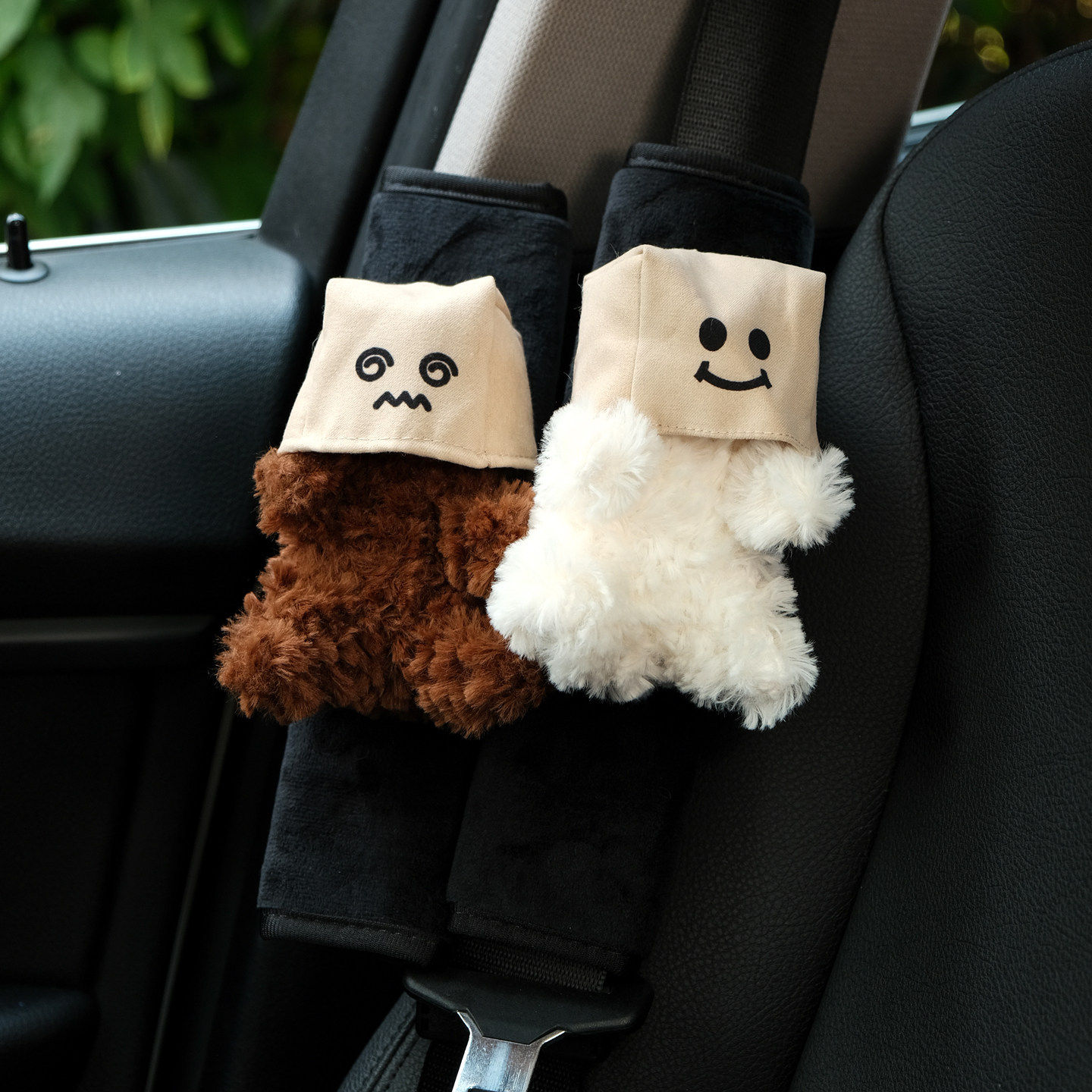 社恐西高地汽车安全带护肩套车载保险带把套车内装饰用品可爱摆件,汽车用品/电子/清洗/改装,手刹套/档把套/套饰套装,淘宝优惠券,粉丝福利购,淘宝优惠卷