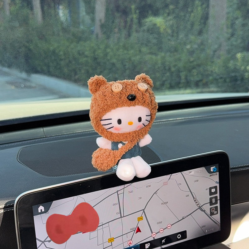 可爱车内装饰品摆件汽车中控台屏幕车载玩偶新车礼物女2025新款