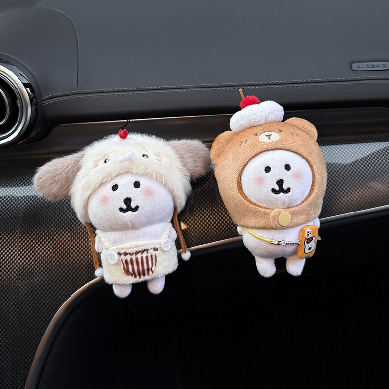 车搭子可爱玩偶副驾驶车内装饰品摆件车载汽车毛绒公仔2025新款女