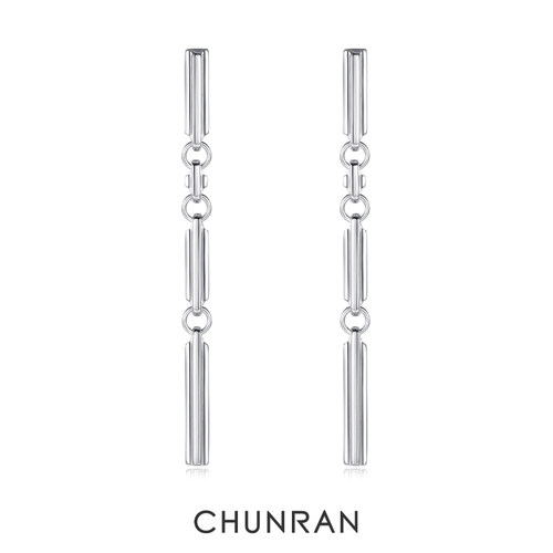 CHUNRAN疤痕系列长条流苏耳环