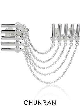 chunran925银原创双指戒指