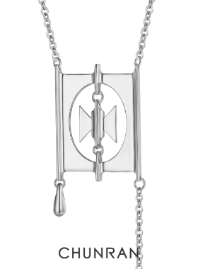 CHUNRAN长款中性毛衣链925银项链