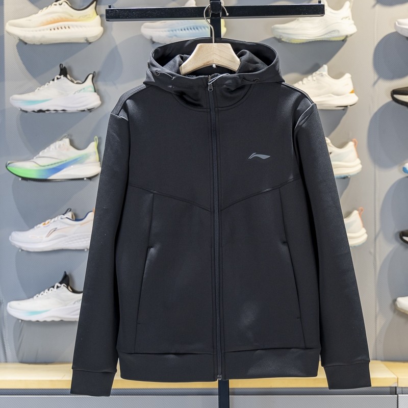 李宁针织连帽外套男子2025秋季新款健身系列开衫运动卫衣AFDVH25,运动服/休闲服装,运动卫衣/套头衫,淘宝优惠券,粉丝福利购,淘宝优惠卷