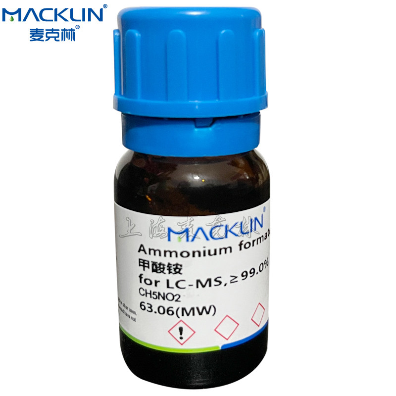 甲酸铵 for LC-MS ≥99.0% 50g 蚁酸铵 科研实验用 麦克林试剂
