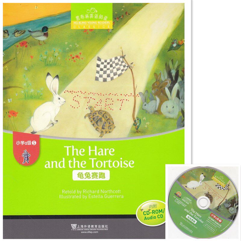 黑布林英语阅读龟兔赛跑小学a级5含光盘一张上海外语教育出版社
