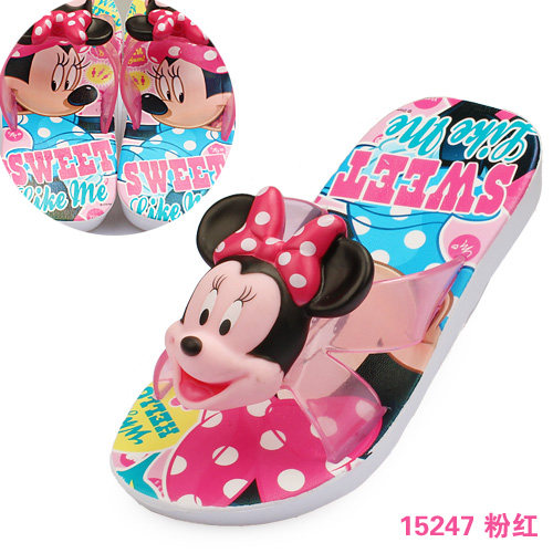 Pantoufles enfants en autre DISNEY pour été - semelle plastique - Ref 986718 Image 5