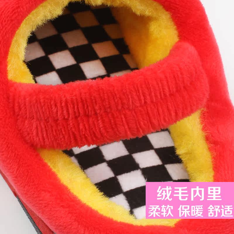 Pantoufles enfants en suède DISNEY pour hiver - semelle autre - Ref 1018450 Image 4