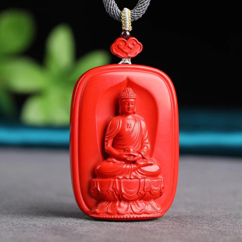 朱砂精品红砂阿弥陀佛吊坠男女款情侣项链搭配纯手工毛衣链坠子,珠宝/钻石/翡翠,颈饰,淘宝优惠券,粉丝福利购,淘宝优惠卷