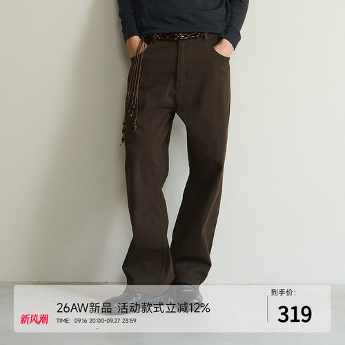 三色直筒中腰合身经典百搭牛仔裤
