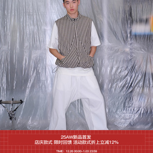 双色入速干深吊裆抽绳调节腰头长裤 7440 SS25