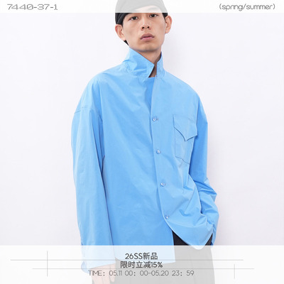 7440371纸感信封贴袋西装衬衣