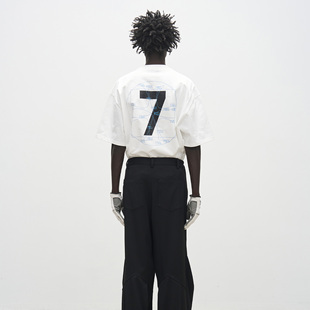 SS24 坐标轴 印花T恤 7440 短袖