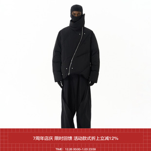 侧开高领羽绒服 7440