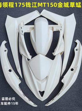 三阳F2油改电林海领程175force草蜢摩托车全套外壳前围面板前泥板