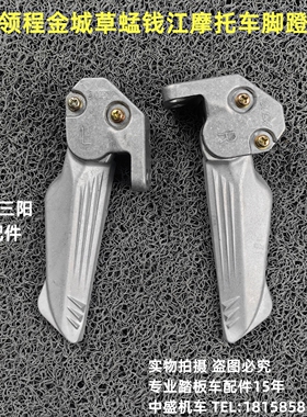 适用林海领程175草蜢200force155钱江摩托车左右脚蹬搁脚后脚踏板