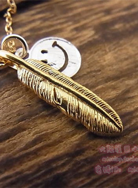 日本代购amp japan潮牌日系男女时尚925银镀金项链情侣毛衣链首饰