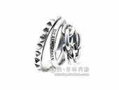 DESIGN时尚 日本代购 DEAL 潮流朋克925银耳夹无孔耳钉饰品男女