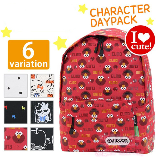 日本代購正品OUTDOOR男女卡通Hello Kitty旅行雙肩包學生書包背包