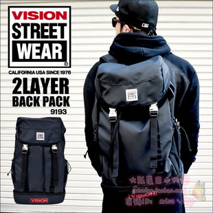 STREET VISION WEAR男女潮流大容量电脑背包双肩包 正品 日本代购