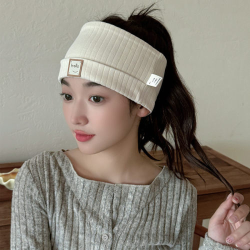 月子发带产后春秋双层纯棉孕妇月子帽子四季头巾产妇护额头防头风