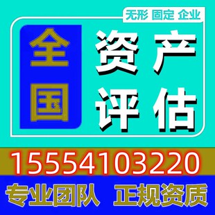 资产机械评估商标专利固定无形诊所学校医院设备土地房产评估报告