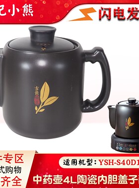 适配小熊JYH-S40D1煎药壶养生壶4L升中药壶熬药壶身药杯配件