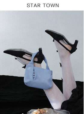 STARTOWN繁星小镇2024新款原创包包女头层牛皮复古斜挎手提包女