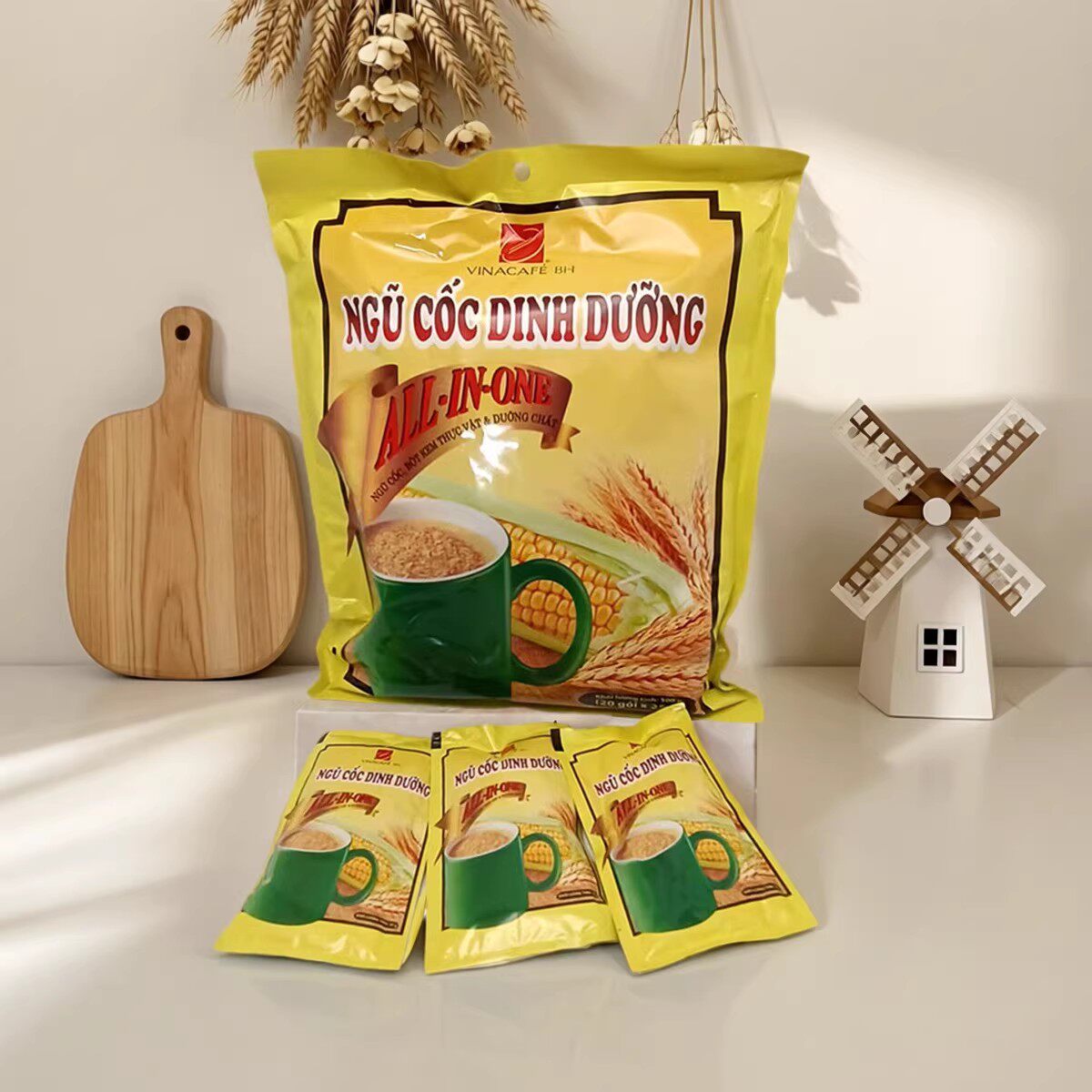 越南进口麦片500g特产麦片即食鸡蛋玉米牛奶营养早餐零食包邮