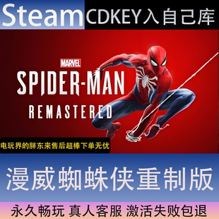 全球区激活码 漫威蜘蛛侠重制版 CDK永久入库全dlc包更新 STEAM