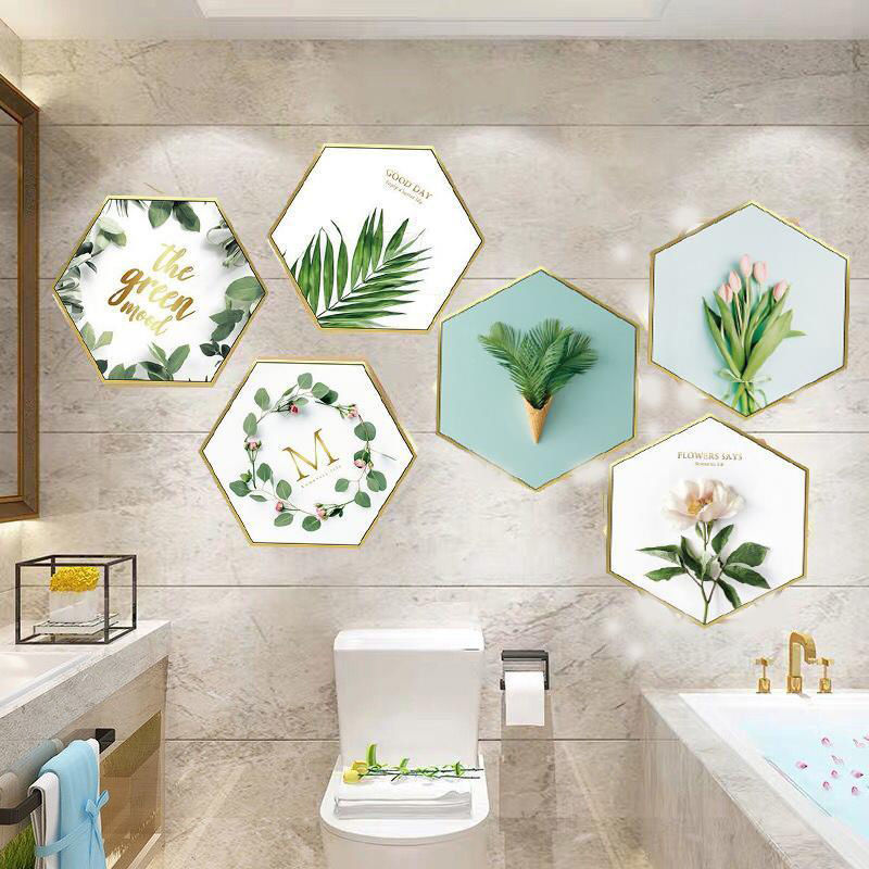 卫生间浴室瓷砖防水墙贴纸自粘3D立体厨房墙上装饰画遮丑补洞贴画