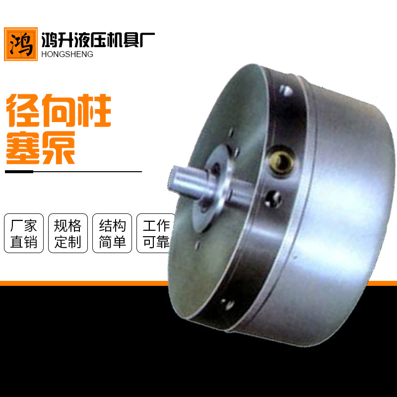 机床静压大排量RK径向柱塞泵体积小低噪音超高压径向柱塞泵