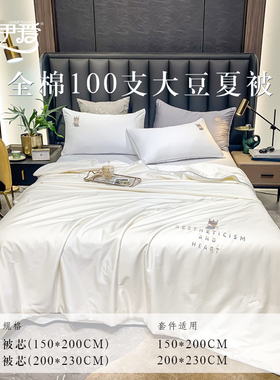 伊伊爱纯色全棉100S奥地利系列大豆夏被/BZ0TDC2201051/200*230cm