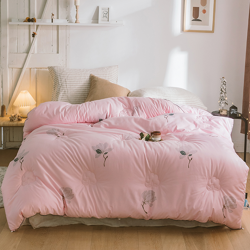 伊伊爱全棉斜纹保暖被