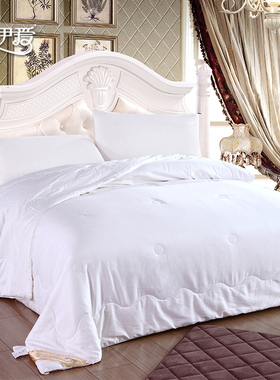伊伊爱SC-C1W-050BN 贡缎 200*230cm 百分百桑蚕丝被500g DL